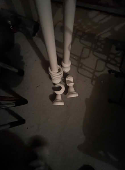 Photo of free White wooden curtain rails (Ealing Hanger Lane) #2