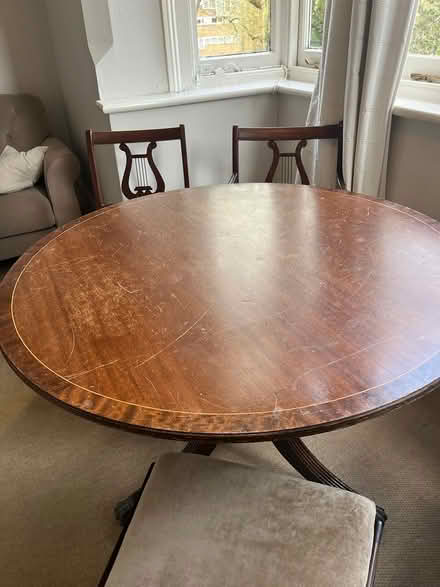 Photo of free Antique Victorian round table (Upper Holloway N19) #4