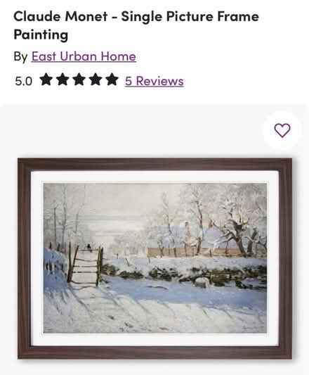 Photo of free Monet framed picture (Waddon) #1