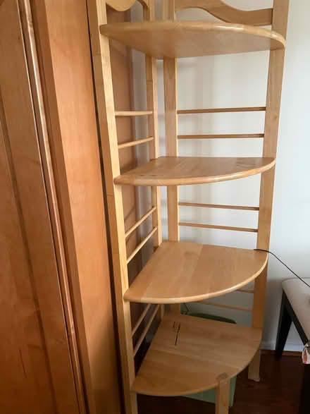 Photo of free Corner Shelf (South Lakes HS) #1