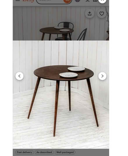 Photo of free Never Used - 100% Wood Table for 2 (South Kensington SW7) #4