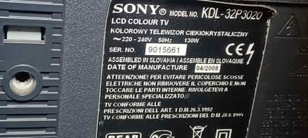 Photo of free Sony TV (AB31) #2