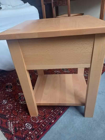 Photo of free Beech bedside table (Moor Park HA6) #3