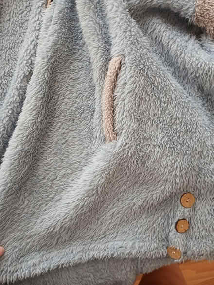 Photo of free Fluffy jumper, blue and grey (Near Dollis Hill Station) #3