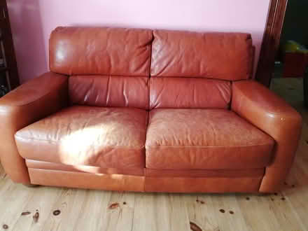 Photo of free Leather sofa (Dublin 7) #4