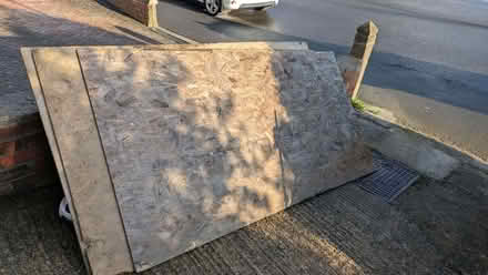 Photo of free 3 Chipboard boards 4foot by 8foot (Carterknowle S7) #1