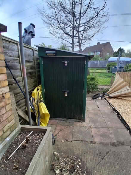 Photo of free Metal shed (Wd25 Garston) #1