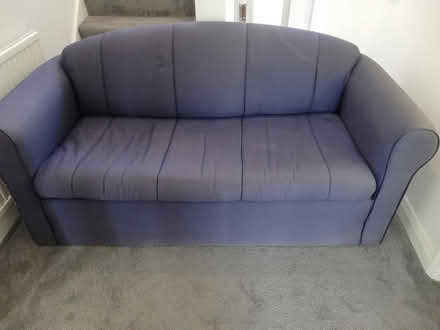 Photo of free Dark blue double sofabed (Sheffield S12) #1