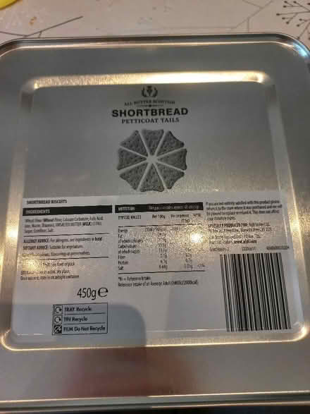 Photo of free Shortbread biscuits in tin (Elmers End BR3) #2