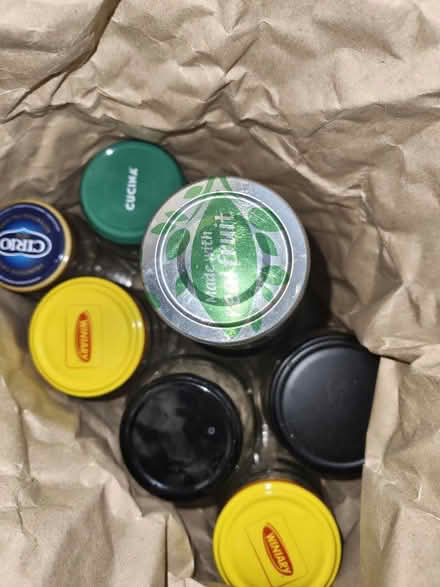 Photo of free 8 glass jars, ideal for jam & pickle making (Balsall Common CV7) #1