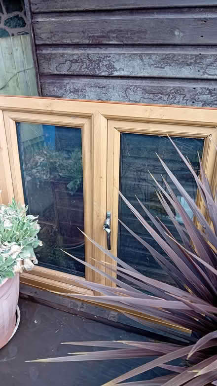 Photo of free Double glazed wood effect window (Woodhouse, Loughborough) #1