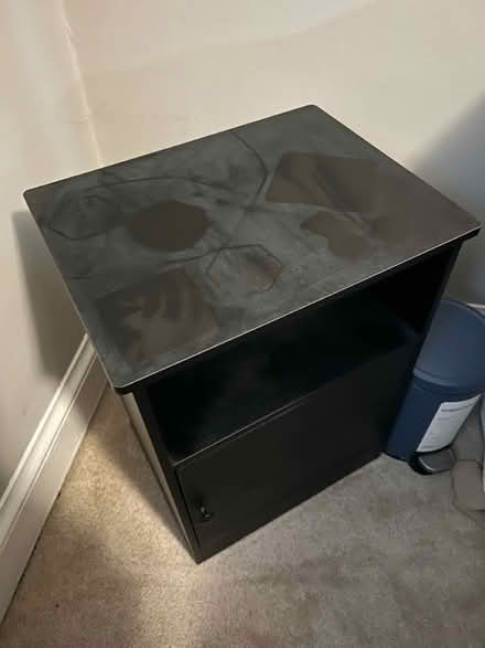 Photo of free 2 black electric nightstands (Congress Heights, SE DC) #1