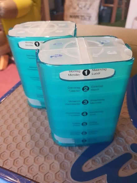 Photo of free 2 dosette (pill) boxes (Sinfin DE24) #1