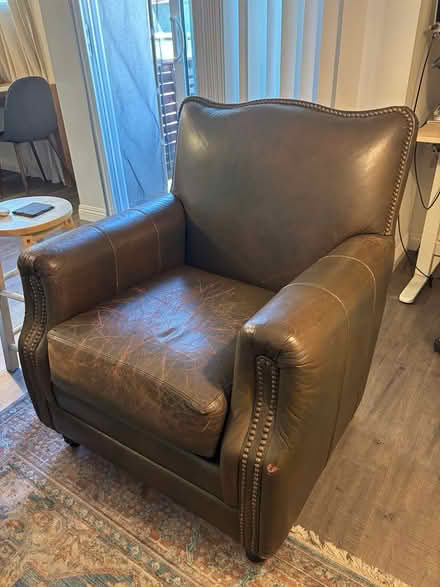 Photo of free Real Leather Armchair (Pasadena) #1