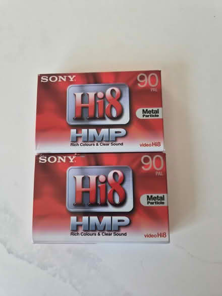 Photo of free 2x Sony Hi8 video tapes (Chippenham SN15) #1