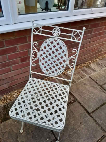 Photo of free Two cast iron garden chairs (Earley RG6) #1