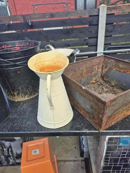 Photo of free Selection of metal planters (Parsons cross S5) #3