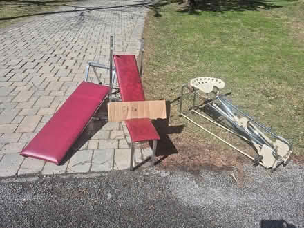 Photo of free Rowing machine and workout benxhes (643 Hendry Lane) #1