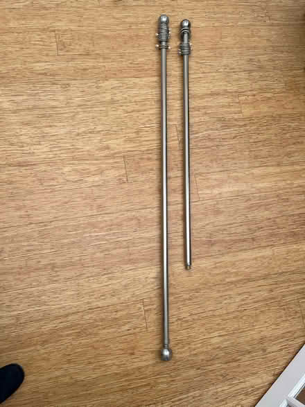 Photo of free Chrome curtain poles (Hook Heath GU21) #1