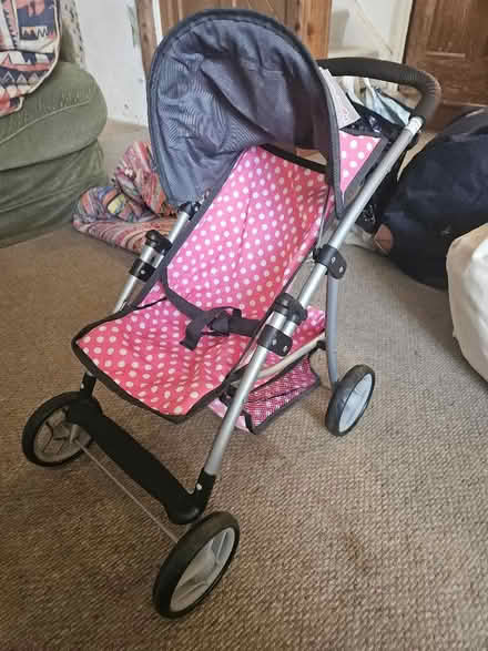 Photo of free Foldaway Play Pram, Good Condition (Bonsall DE4) #1