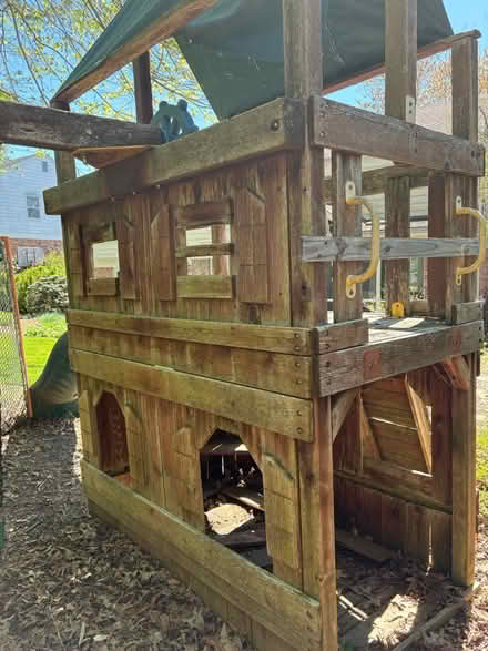 Photo of free Playset with Swings and Fort (Potomac, MD) #4