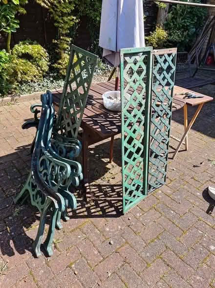 Photo of free Garden Benches Frames only (South Gloucestershire BS30) #1