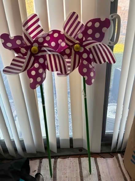 Photo of free 2 large pinwheels (Garfield, NJ) #1