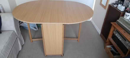 Photo of free Folding table and 2 chairs (Selsey, West sussex) #1