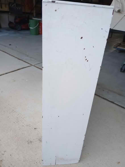 Photo of free bookshelf, rope light, black mirror (55th & Main) #3