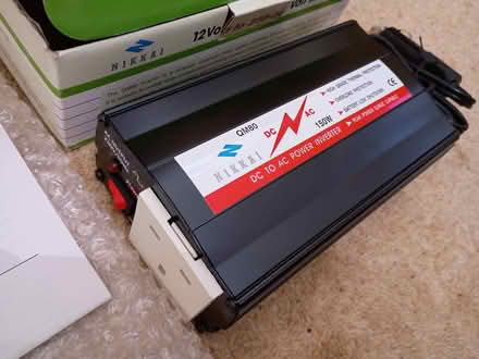 Photo of free Nikkai QM80 150W 12V to mains inverter - hardly used (Knaresborough HG5) #2