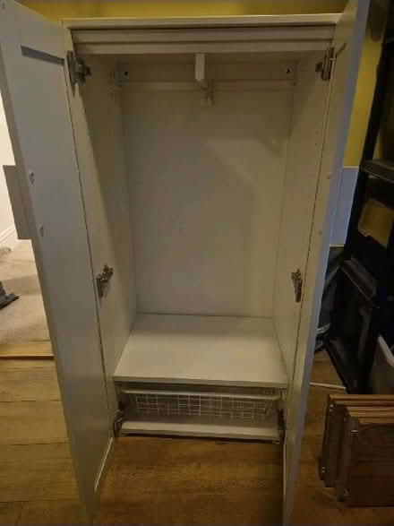 Photo of free Ikea Smastad Childrens Wardrobe, white with frame, 60x42x123 (Eton SL4) #1