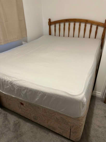 Photo of free Double bed (190 cm X 135 cm) - Divan bed with a front-openin (Woodloes Park CV34) #2