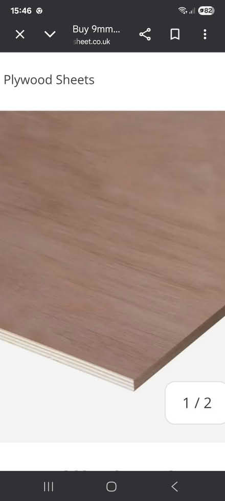 Photo of Plywood sheets or wall cladding (Market Harborough LE16) #1