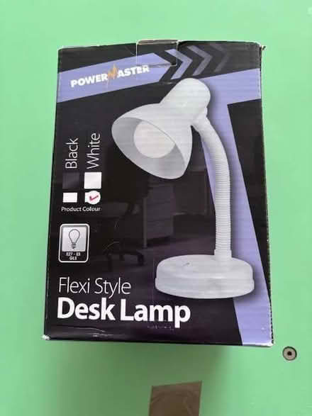 Photo of free Small white desk lamp - brand new (East Dulwich SE22) #1
