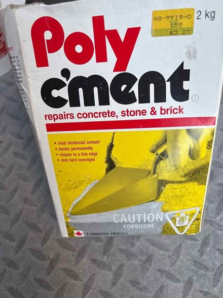 Photo of free Cement for repairs (L5L 5P5) #1