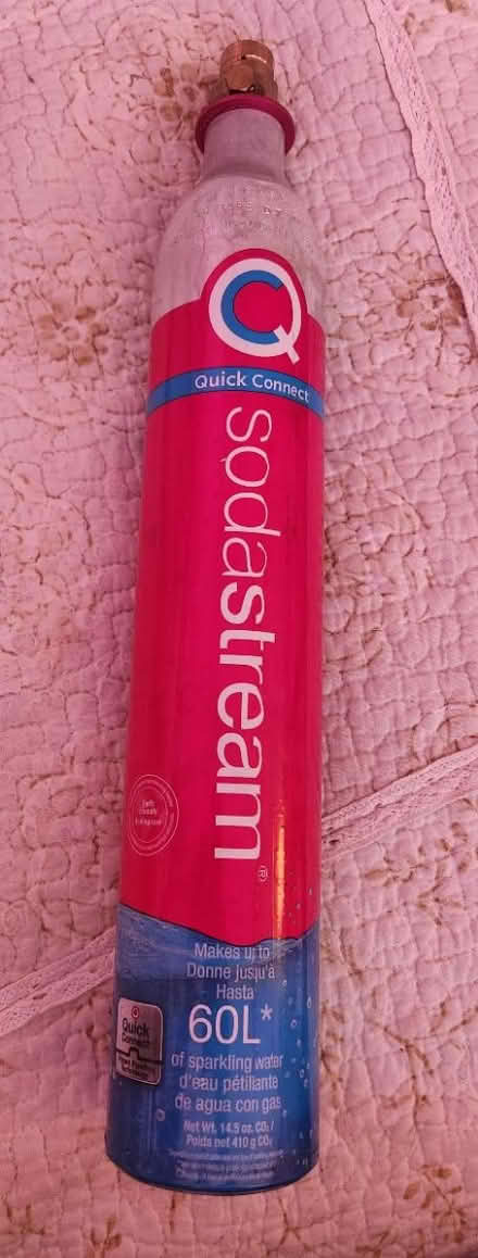 Photo of free Sodastream Quick Cylinder - full (Danforth and Greenwood) #1