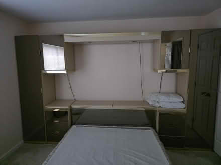 Photo of free Bed, cabinet wall unit very nice (Manassas VA) #1