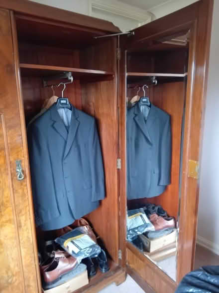 Photo of free Beautiful walnut wardrobe (Wickham PO17) #2