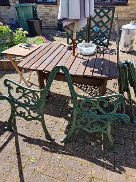 Photo of free Garden Benches Frames only (South Gloucestershire BS30) #3