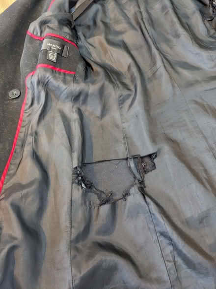 Photo of free Women's Mango Long Black Jacket (Childwall L15) #3