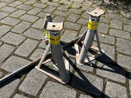 Photo of free Bottle Jack and Two Stands (BA2) #2