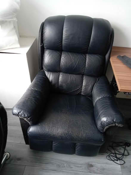 Photo of free Leather chair (Small heath B10) #1