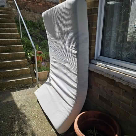 Photo of free small double memory foam mattress very good condition cover (Mile Oak BN41) #1