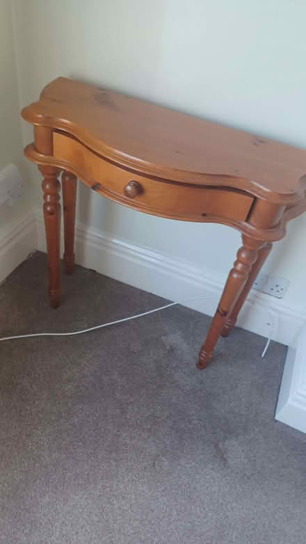 Photo of free small side table with drawer (Bradshaw BL2) #1