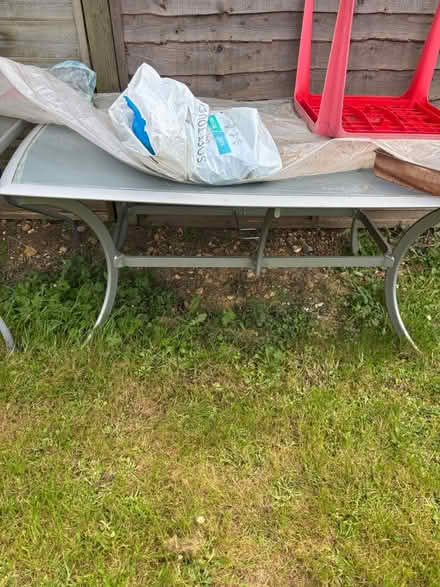 Photo of free Garden table and Bird cage (Datchworth SG3) #1