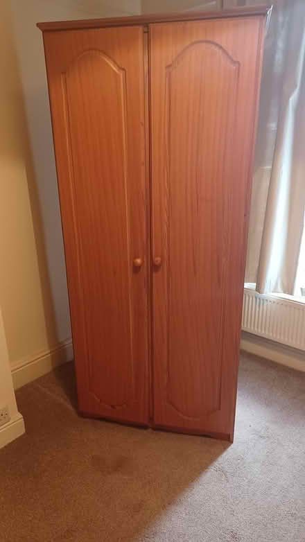 Photo of free Pine wardrobe (Bradshaw) #1