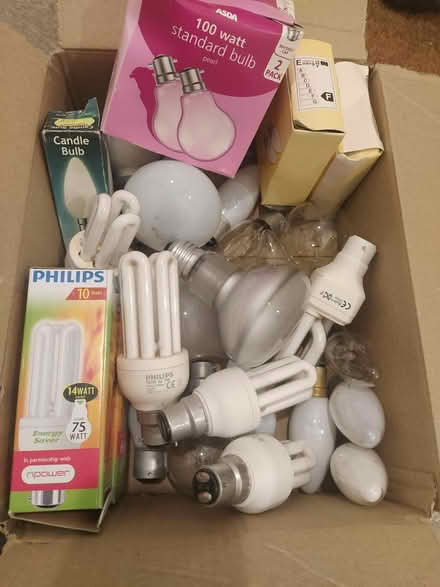 Photo of free Box of mixed lightbulbs (Lichfield WS14) #1