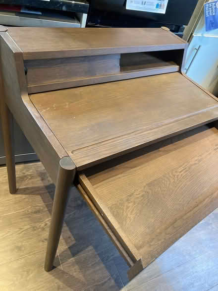 Photo of free Small wooden desk (used) (Sheffield S8 off Gleadless rd) #2