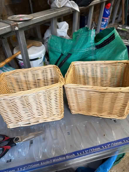 Photo of free Two small wicker baskets (Sonning RG4) #1