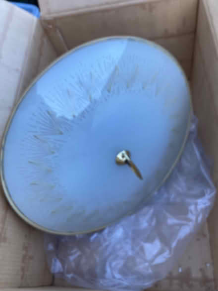 Photo of free Light fixtures (2) vintage/Old (10470 Woodlawn) #3